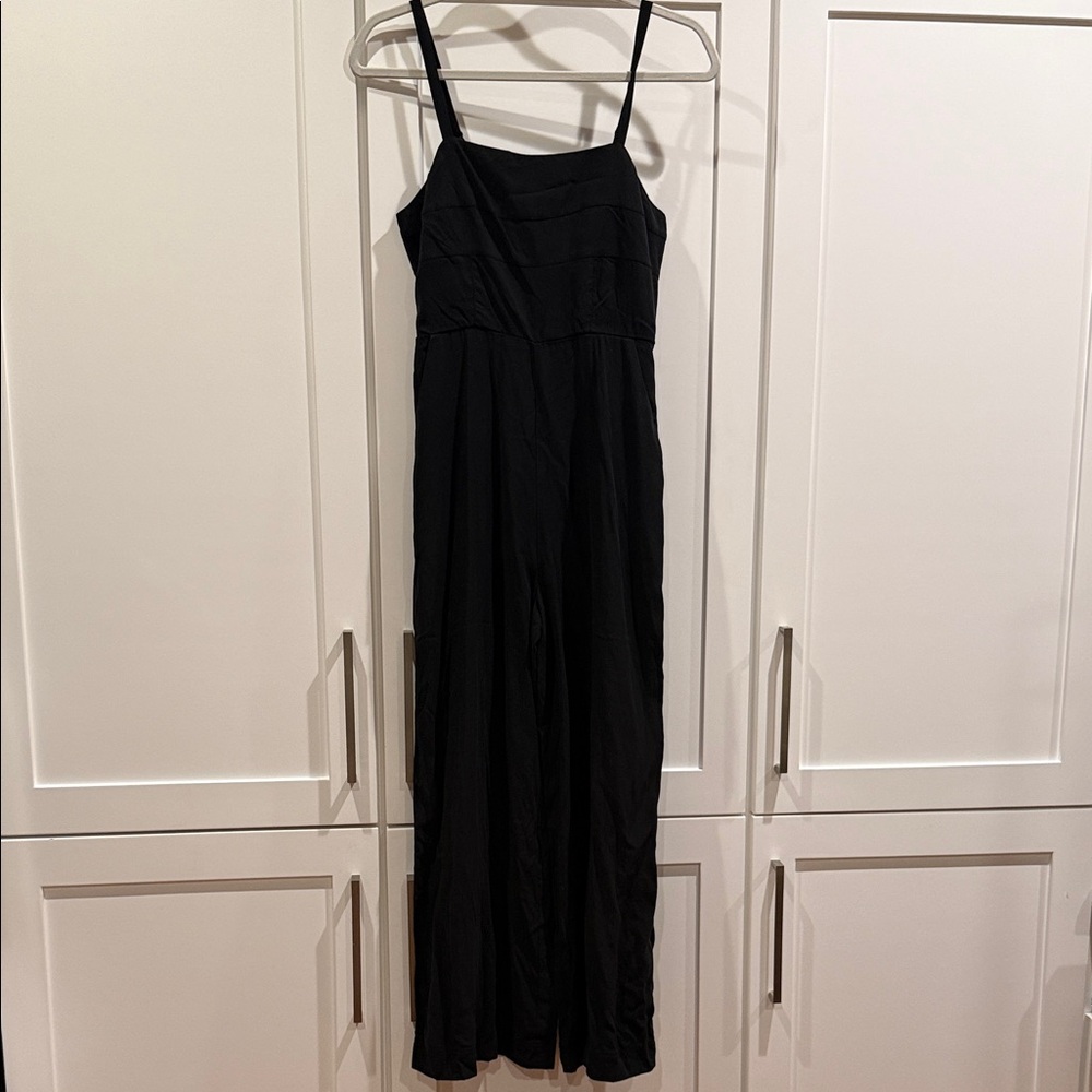 Madewell Black Sleeveless Jumpsuit